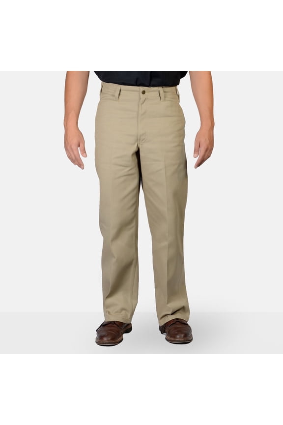 Men's Original Ben's Regular Twill Flat Front Work Pants695-4032