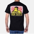 thumbnail image 1 of Ben Davis Men's T-Shirt Short Sleeve Crew Neck Paisley Graphic Logo Shirt, Black, S, 1 of 2