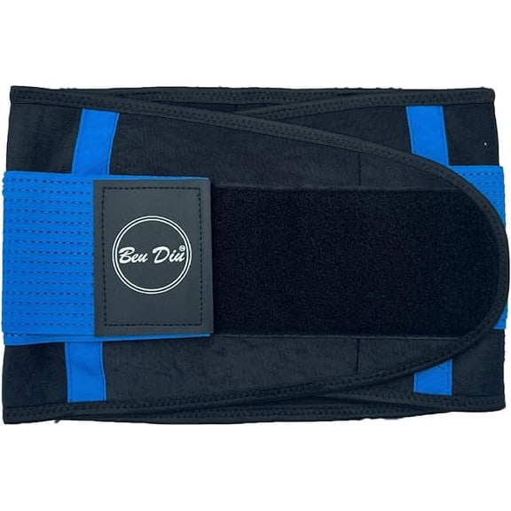 Ben Din Clothing Waist Trainers Women Corset Body Shaper Fitness Belt, Blue