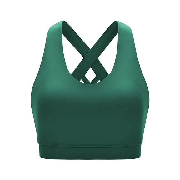 Ben Din Clothing Women's Cross Back Sports Bra, Small