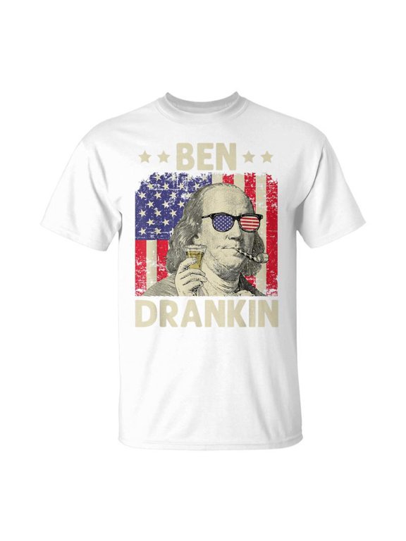 Ben Drankin 4Th Of July Independence Day Drinking Beer Funny Unisex Jersey Crewneck Tshirt
