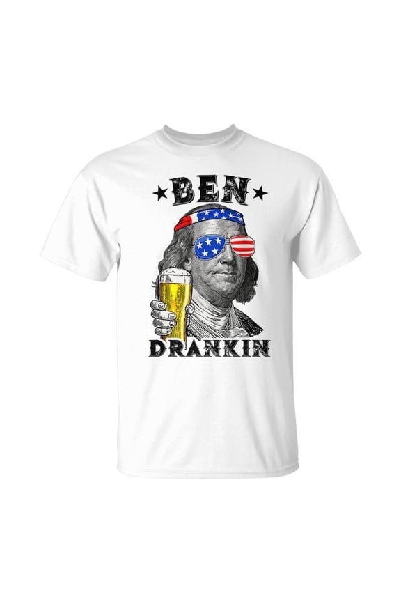 Ben Drankin Benjamin Funny Drink Beer 4Th Of July Unisex Jersey Crewneck Tshirt