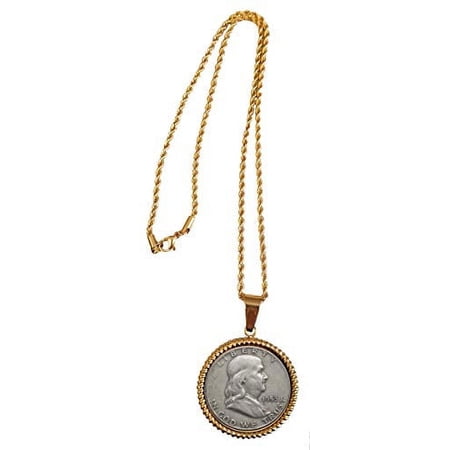 Ben Franklin Half Dollar Necklace