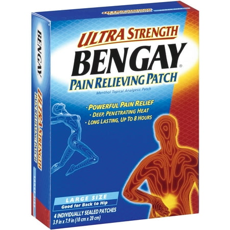 6 Pk Bengay Ultra Strength Pain Relieving Patch