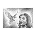 thumbnail image 1 of Ben Heine 'Dove Woman' Canvas Art, 1 of 3