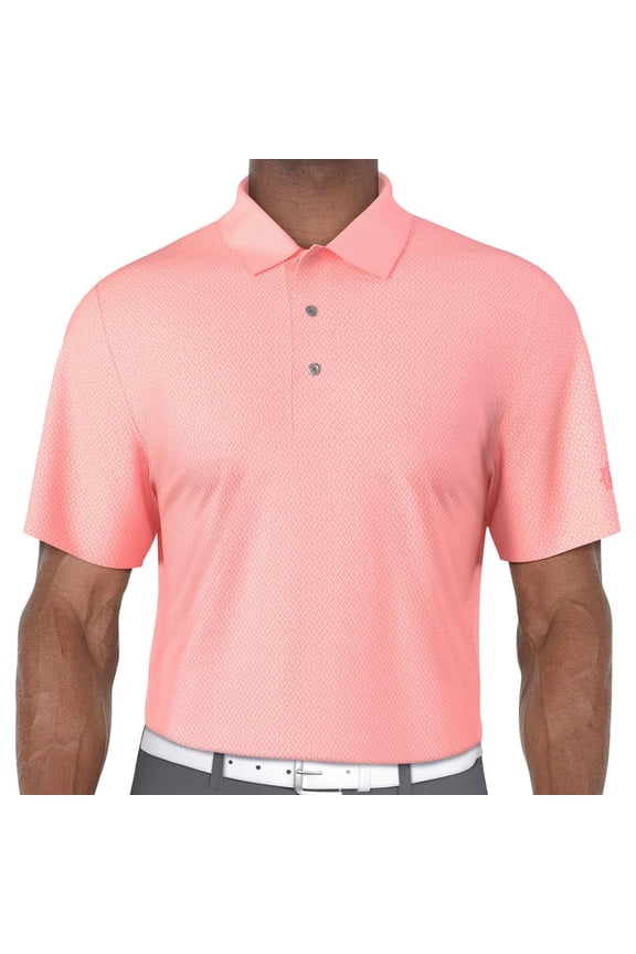 2 Tone Micro Geo Jacquard Strawberry Pink Shirt Men S