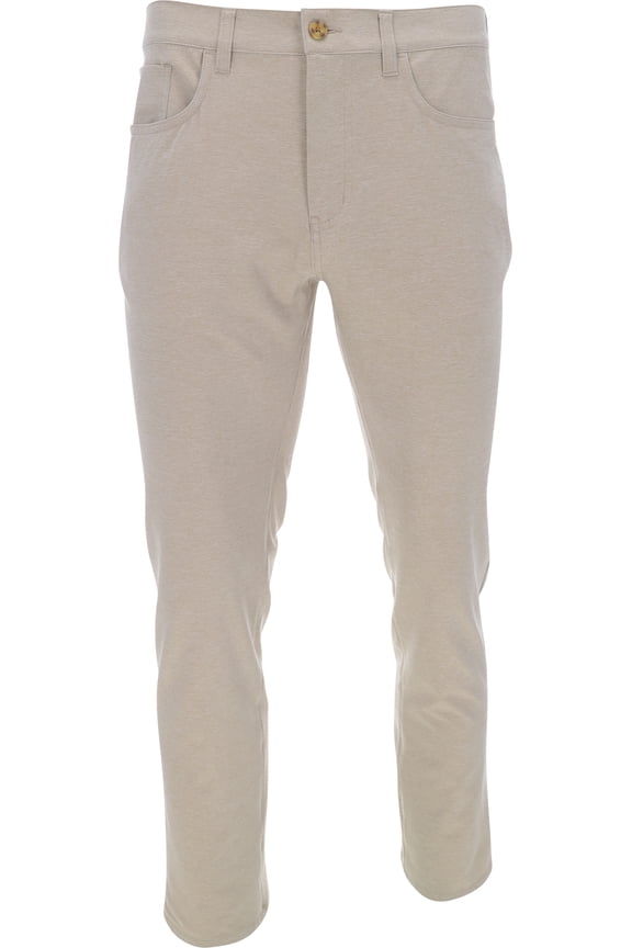 5 Pocket Performance Heather Khaki Heather Pants Men 42W x 30L