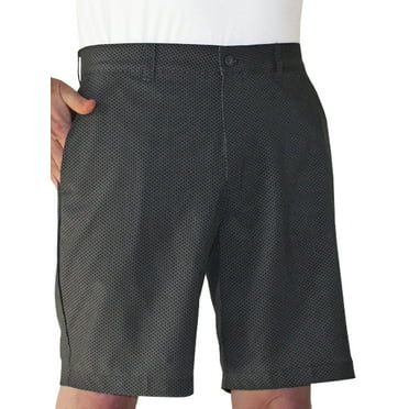 Ben Hogan Golf Men's Performance Modern Print Flat Front Shorts, 38" Black -