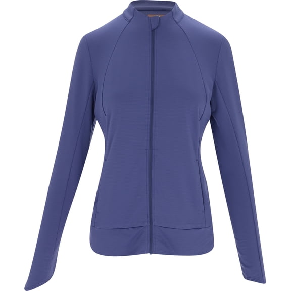 Ben Hogan Lightweight Textured Full Zip Blue Iris Outerwear Women M