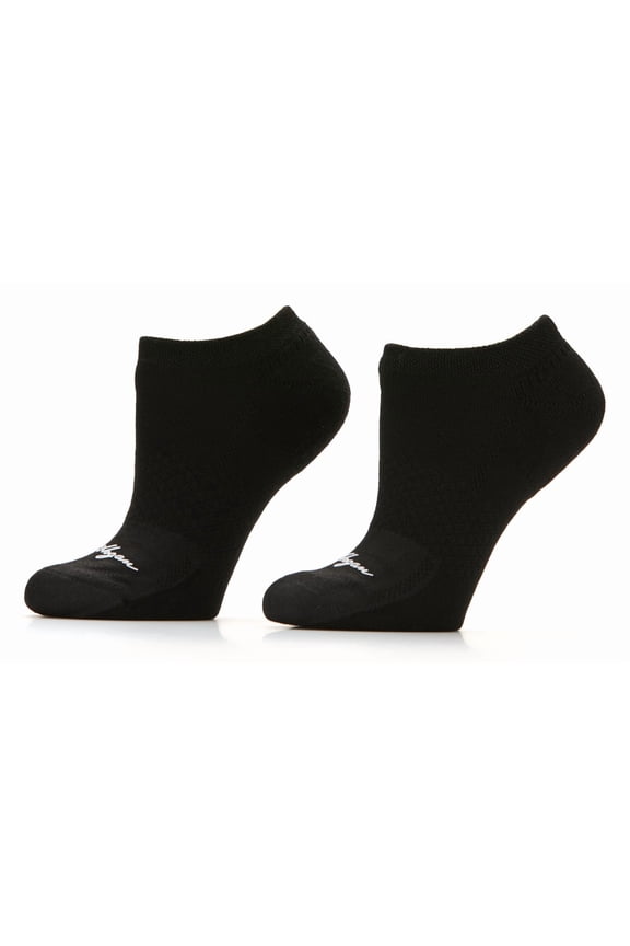 Low Cut Golf 2 Pack Black Socks Women 4 - 10.5