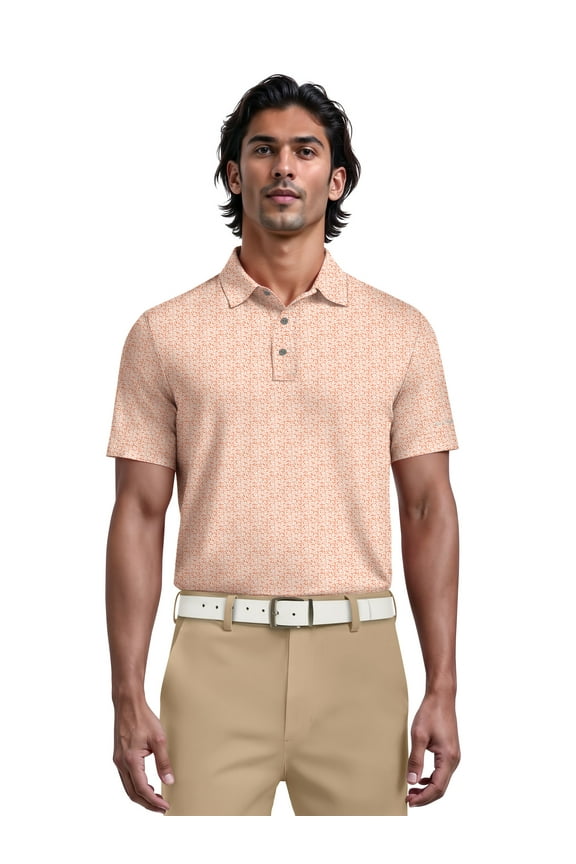 Men's & Big Men's All Over Floral Printed Golf Polo, Sizes S-5XL