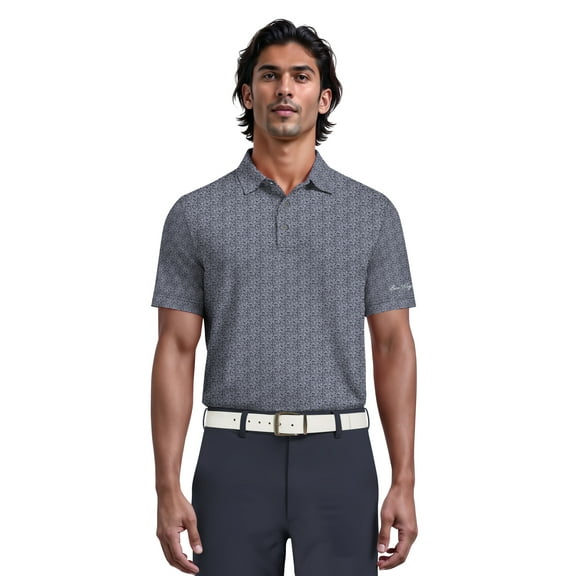 Ben Hogan Men's & Big Men's All Over Floral Printed Golf Polo, Sizes S-5XL