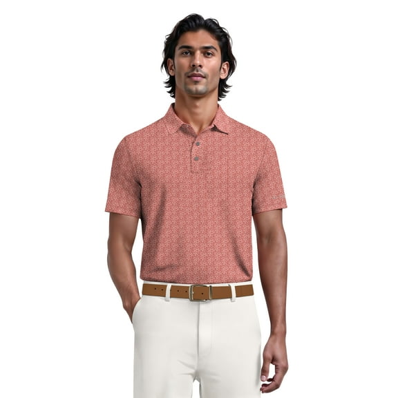 Ben Hogan Men's & Big Men's All Over Floral Printed Golf Polo, Sizes S-5XL