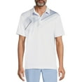 thumbnail image 1 of Ben Hogan Men's & Big Men's Diagonal Stripe Golf Polo Shirt, Sizes S-5XL, 1 of 5