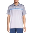 thumbnail image 1 of Ben Hogan Men's & Big Men's Ombre Stripe Polo Shirt, Sizes S-5XL, 1 of 5