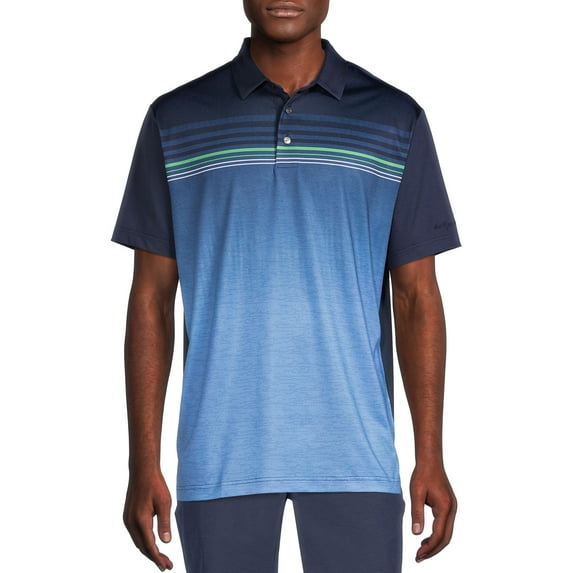 Ben Hogan Men's & Big Men's Ombre Stripe Polo Shirt, Sizes S-5XL