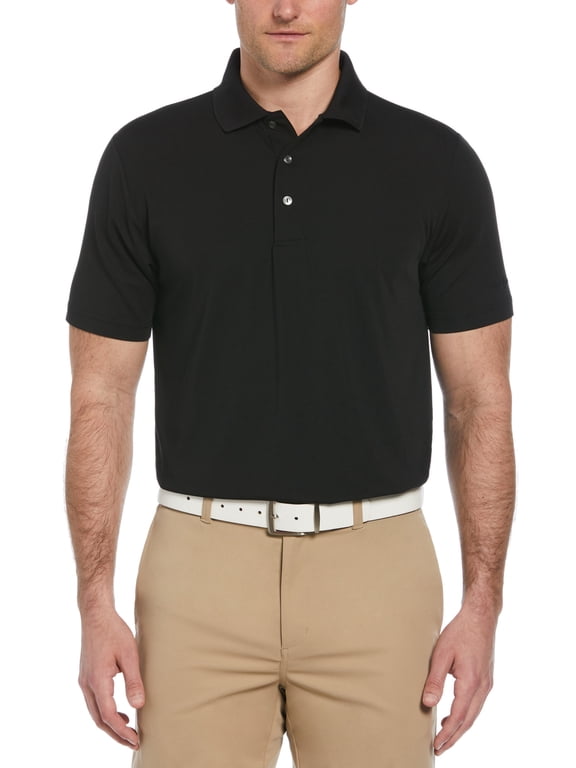 Men's & Big Men's Performance Easy Care Solid Short Sleeve Polo Shirt, up to 5XL