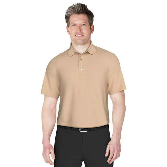 Ben Hogan Men's & Big Men's Performance Solid Polo Shirt with Short Sleeves, Sizes S-5XL