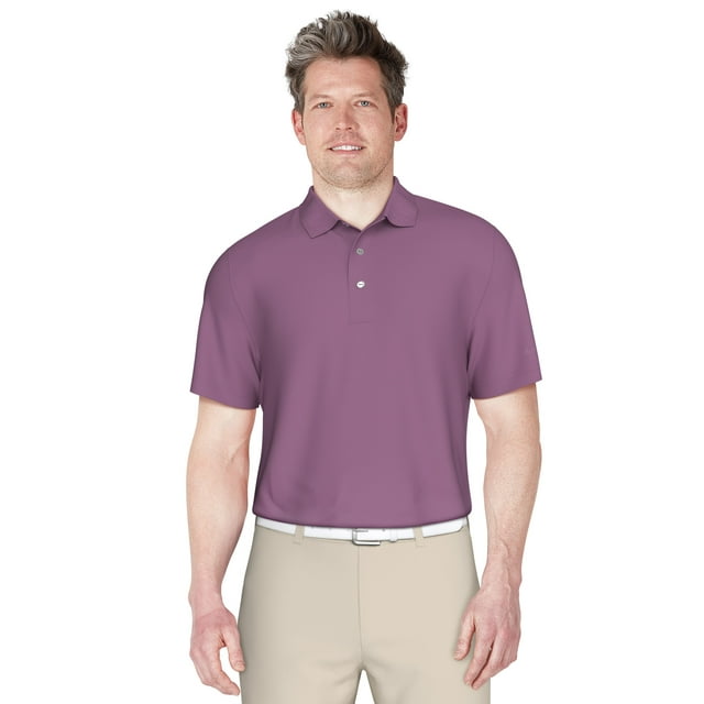 Ben Hogan Men's & Big Men's Performance Easy Care Solid Short Sleeve