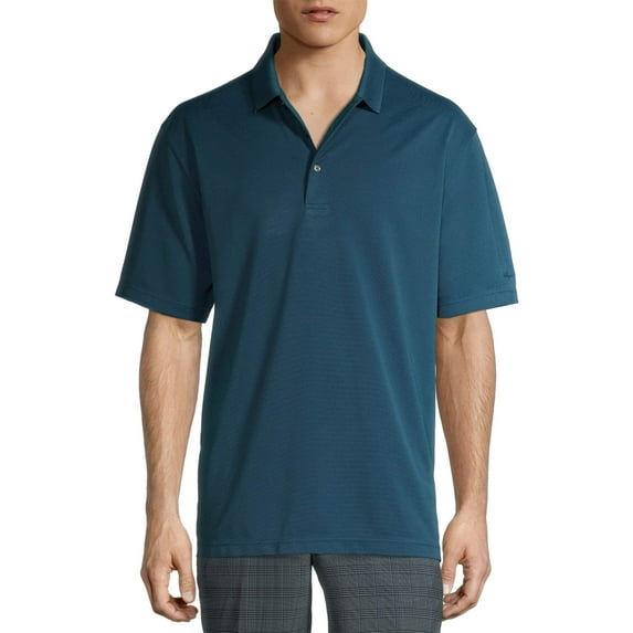 Ben Hogan Men's & Big Men's Performance Solid Polo Shirt with Short Sleeves, Sizes S-5XL
