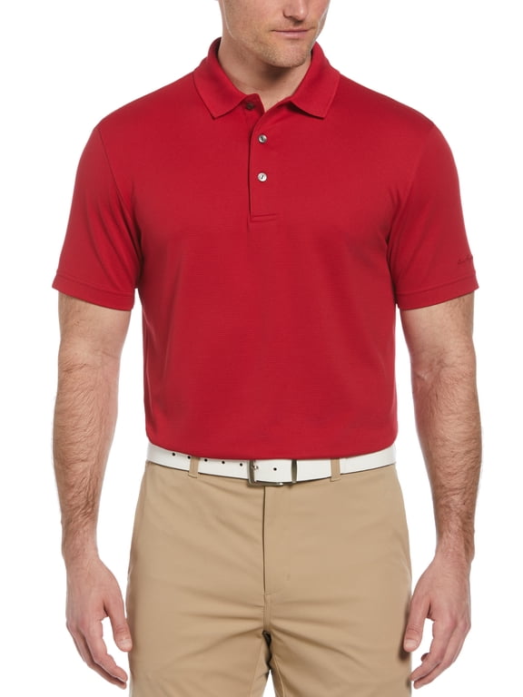 Men's & Big Men's Performance Solid Polo Shirt with Short Sleeves, Sizes S-5XL