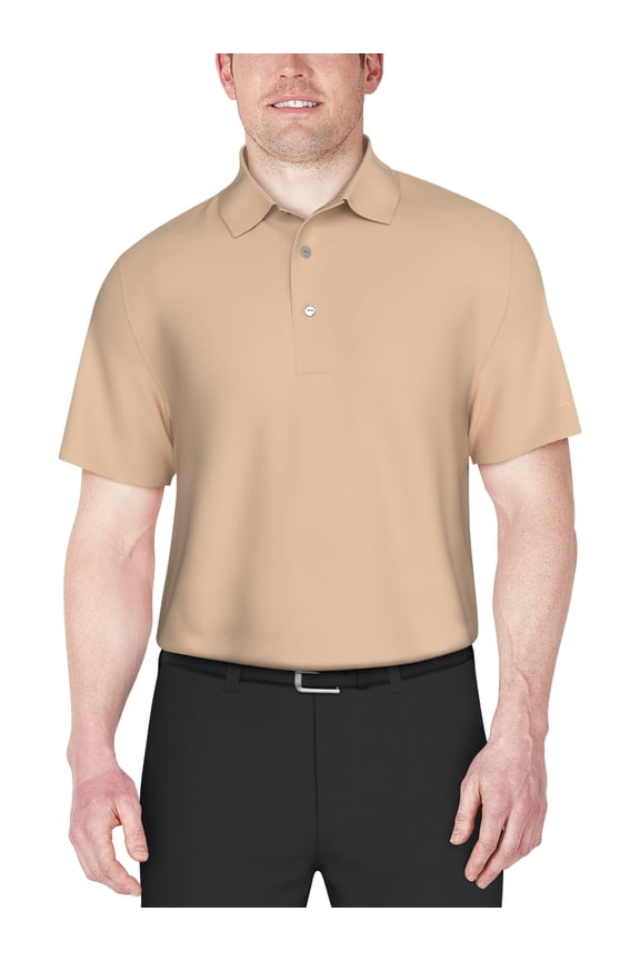 Men's & Big Men's Performance Solid Polo Shirt with Short Sleeves, Sizes S-5XL