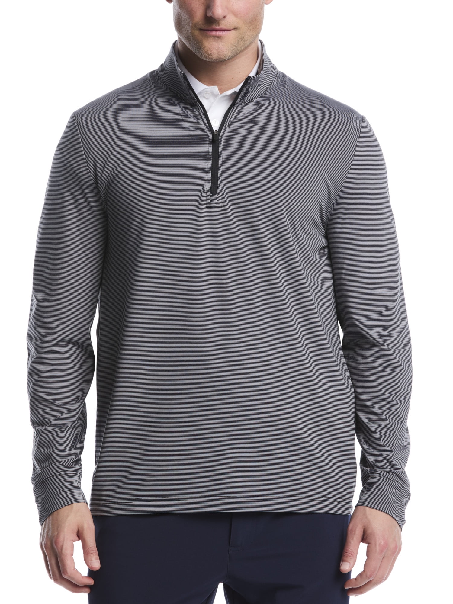 Ben Hogan Men's & Big Men's Performance Long Sleeve Feeder Stripe