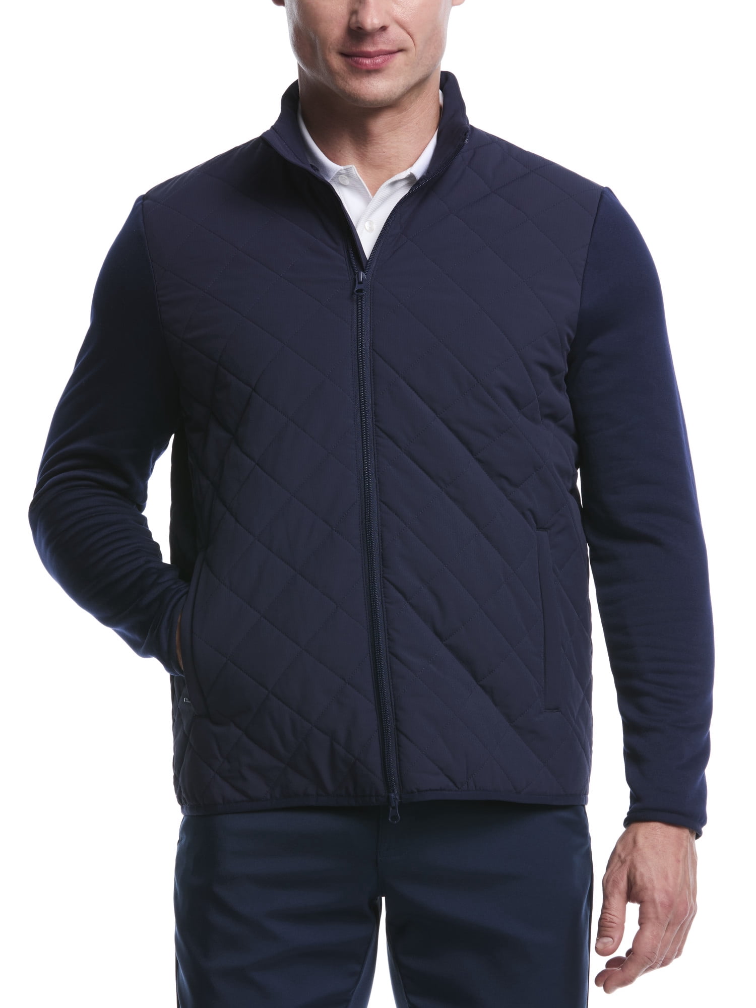 Ben Hogan Men's & Big Men's Performance Long Sleeve Full Zip Fiber-Fill Quilted Jacket, Sizes S-5XL
