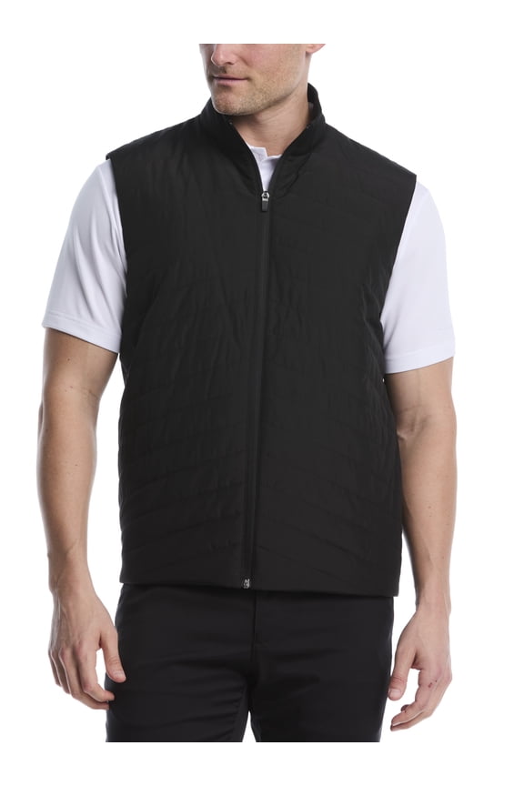 Men's & Big Men's Performance Quilted Puffer Vest – Lightweight, Full Zip, Sun Protection, S-5XL