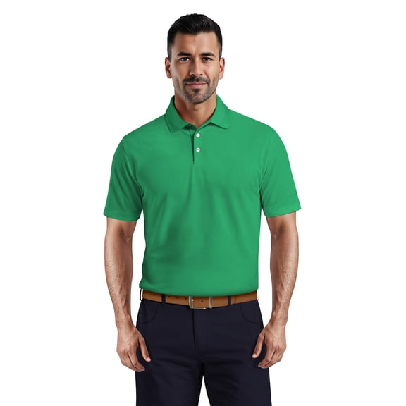 Ben Hogan Men's & Big Men's Performance Solid Polo Shirt with Short Sleeves, Sizes S-5XL