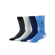 Ben Hogan Men's Golf Outdoors Novelty Socks, 4-Pack, Sizes 7-12
