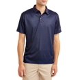 thumbnail image 1 of Ben Hogan Men's Performance Asymmetrical Printed Polo Shirt, Up to Size 5XL, 1 of 4