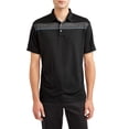thumbnail image 1 of Ben Hogan Men's Performance Asymmetrical Printed Polo Shirt, Up to Size 5XL, 1 of 4