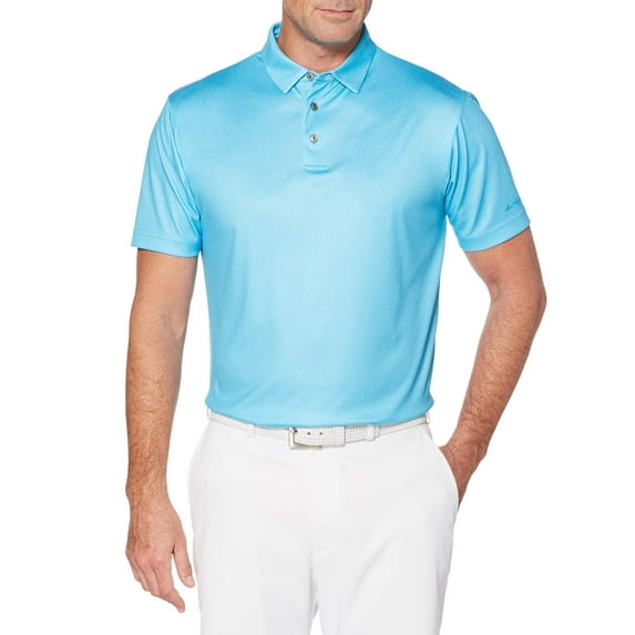 Ben Hogan Men's Performance Asymmetrical Printed Polo Shirt, Up to Size 5XL