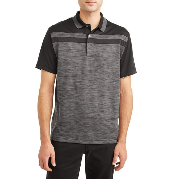 Ben Hogan Men's Performance Short Sleeve Color Block Golf Polo Shirt
