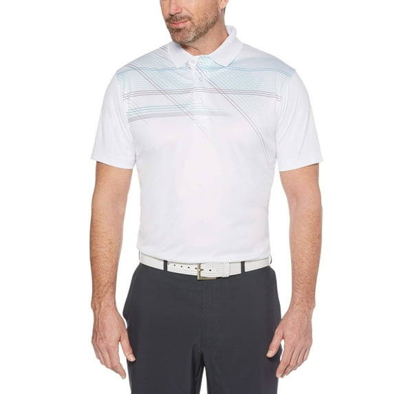 Ben Hogan Men's Performance Short Sleeve Fading Printed Polo