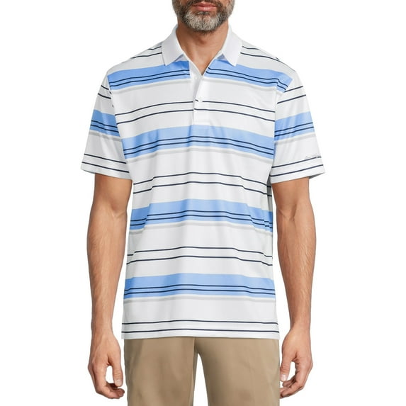 Ben Hogan Men's Performance Short Sleeve Printed Golf Polo Shirt