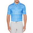 thumbnail image 1 of Ben Hogan Men's Performance Short Sleeve Printed Stripe Golf Polo Shirt, up to 5XL, 1 of 1