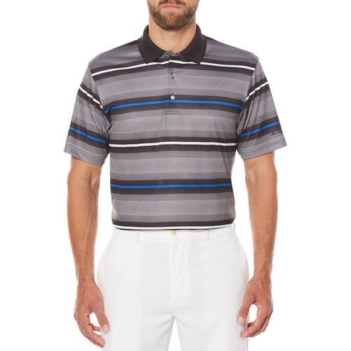 Ben Hogan Men's Performance Short Sleeve Striped Polo Shirt