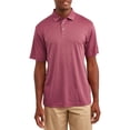 thumbnail image 1 of Ben Hogan Men's Performance Short Sleeve Textured Golf Polo Shirt, 1 of 4