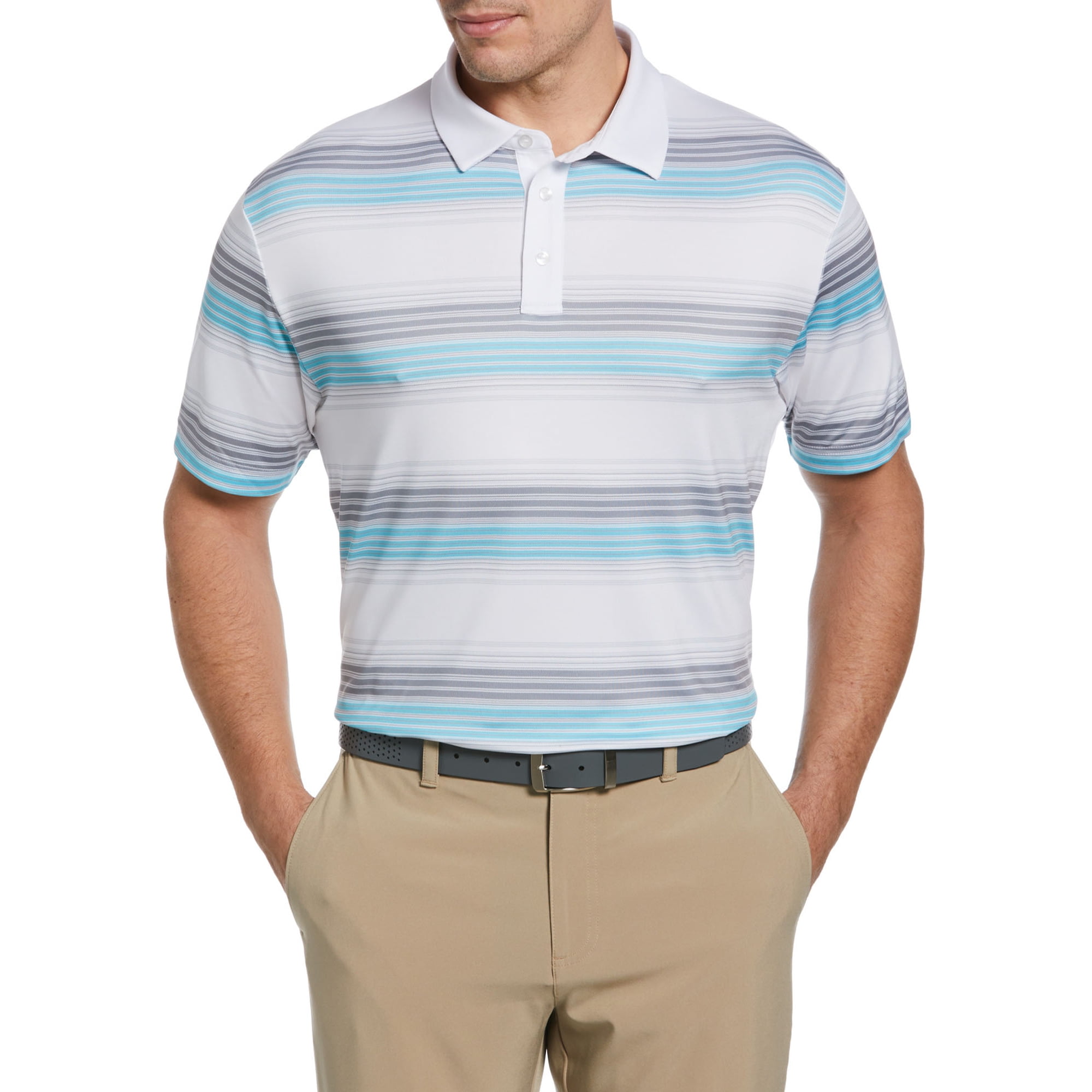 Ben Hogan Performance Men's Graphic Chest Print Golf Polo Shirt