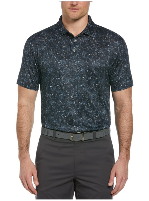 Ben Hogan Men's and Big Men’s All-over Confetti Print Golf Polo Shirt, up to Size 5XL