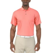BEN HOGAN Men's and Big Men’s Birdseye Geometric Print Jacquard Golf Polo Shirt, up to Size 5XL