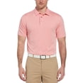 thumbnail image 1 of Ben Hogan Men's and Big Men’s Birdseye Geometric Print Jacquard Golf Polo Shirt, up to Size 5XL, 1 of 4