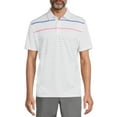 thumbnail image 1 of Ben Hogan Men's and Big Men's Chest Stripe Golf Polo Shirt, Up to 5XL, 1 of 6