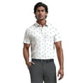 thumbnail image 1 of Ben Hogan Men's and Big Men’s Conversational Drink Printed Short Sleeve Golf Polo Shirt, up to Size 5XL, 1 of 7