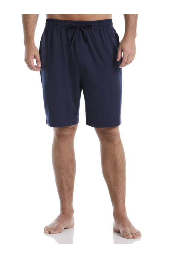 Men's and Big Men's Deluxe Touch Solid Sleep Lounge Short, Size S-2XL
