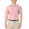 Ben Hogan Men's and Big Men’s Diamond Geo Print Short Sleeve Golf Polo Shirt, up to Size 5XL