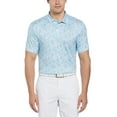 thumbnail image 1 of Ben Hogan Men's and Big Men’s Glowing Foliage Print Golf Polo Shirt, up to Size 5XL, 1 of 4