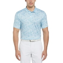 Ben Hogan Men's and Big Men’s Glowing Foliage Print Golf Polo Shirt, up to Size 5XL